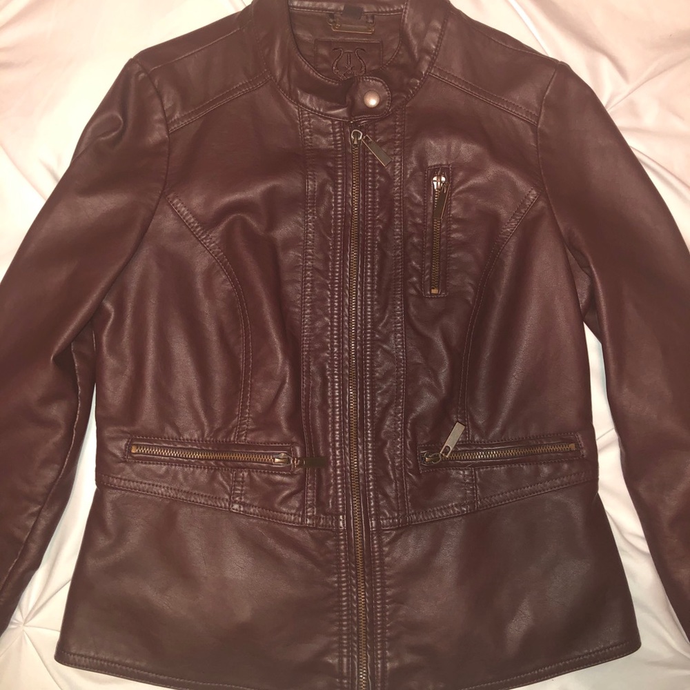 Faux Leather Jacket